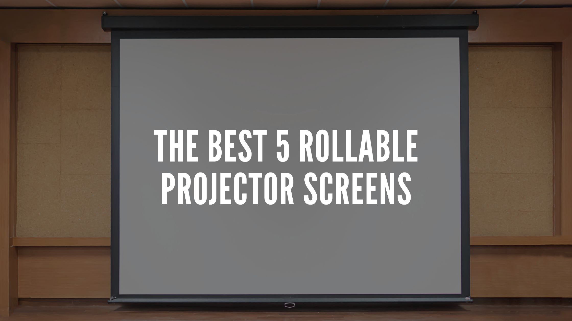 The Best 5 Rollable Projector Screens | Embrace Luxory
